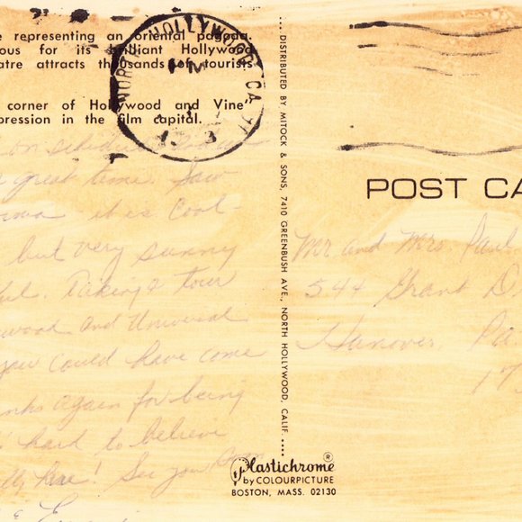 Greetings from Hollywood - California M2190 - Picture 2 of 2